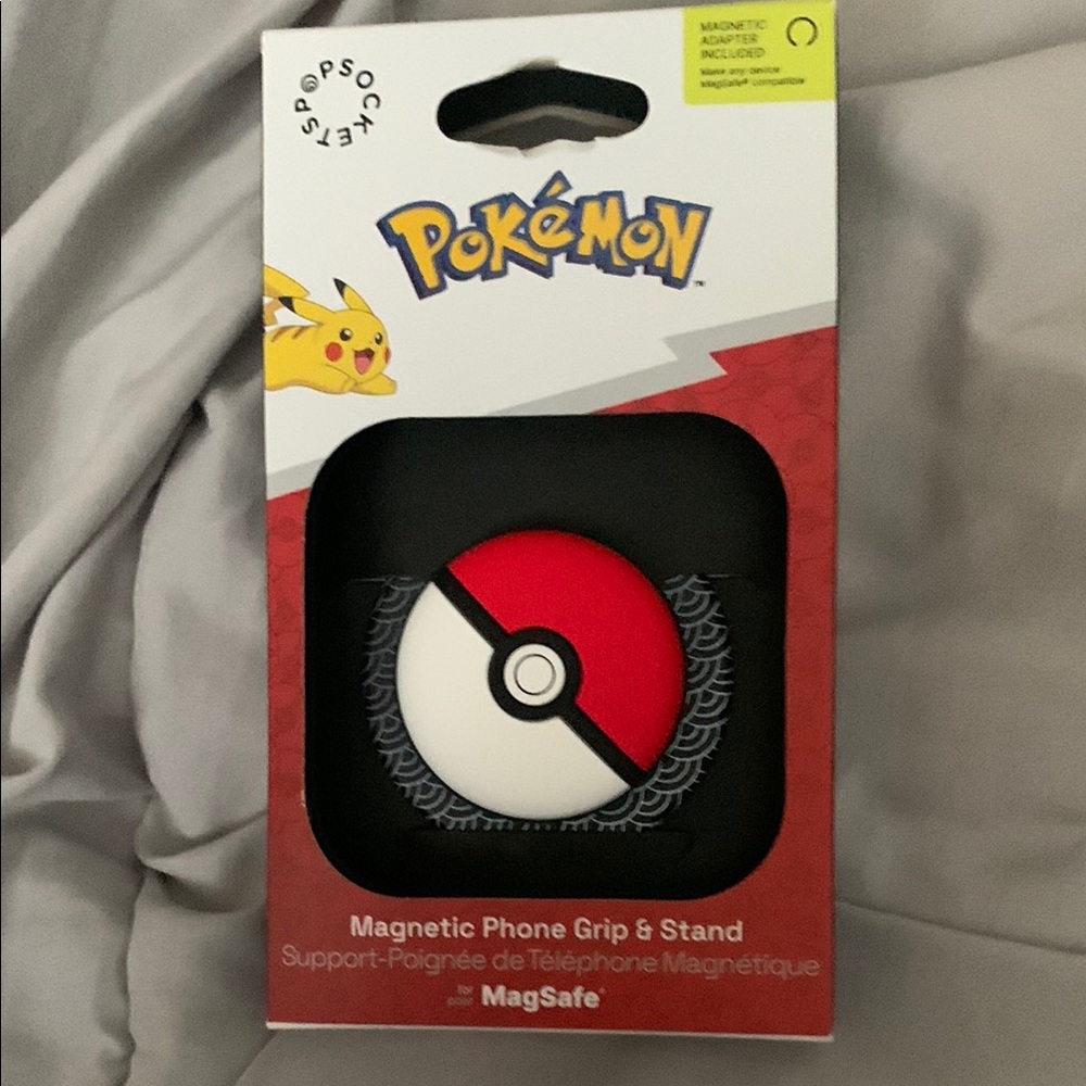 Pokemon magnetic phone grip and stand